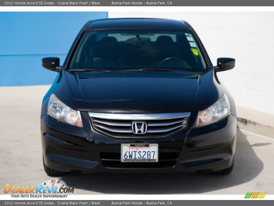 2012 Honda Accord SE Sedan Crystal Black Pearl / Black Photo #7