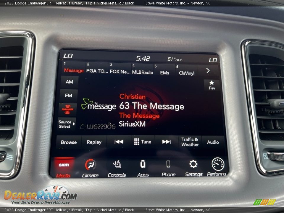 Audio System of 2023 Dodge Challenger SRT Hellcat JailBreak Photo #23