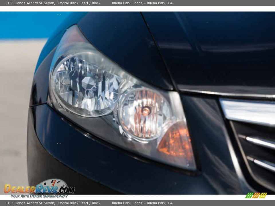 2012 Honda Accord SE Sedan Crystal Black Pearl / Black Photo #8