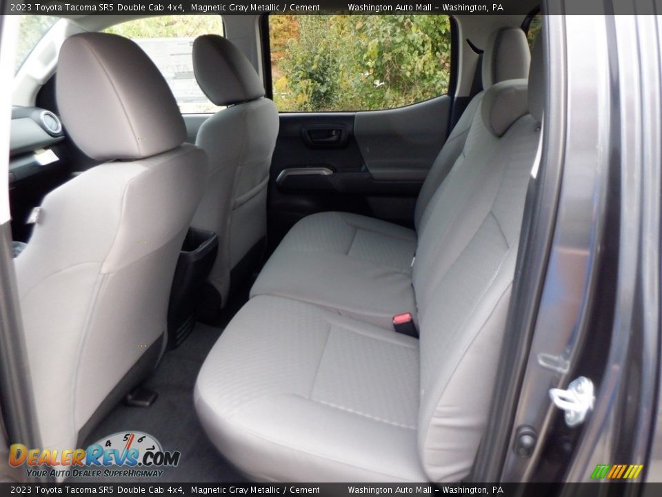 Rear Seat of 2023 Toyota Tacoma SR5 Double Cab 4x4 Photo #31