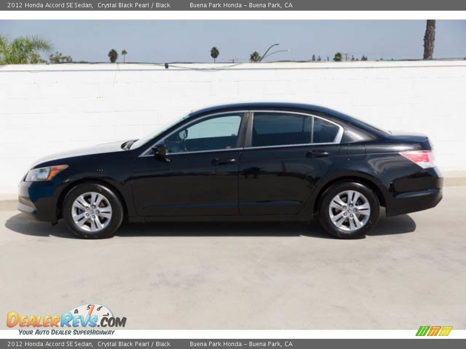 2012 Honda Accord SE Sedan Crystal Black Pearl / Black Photo #10