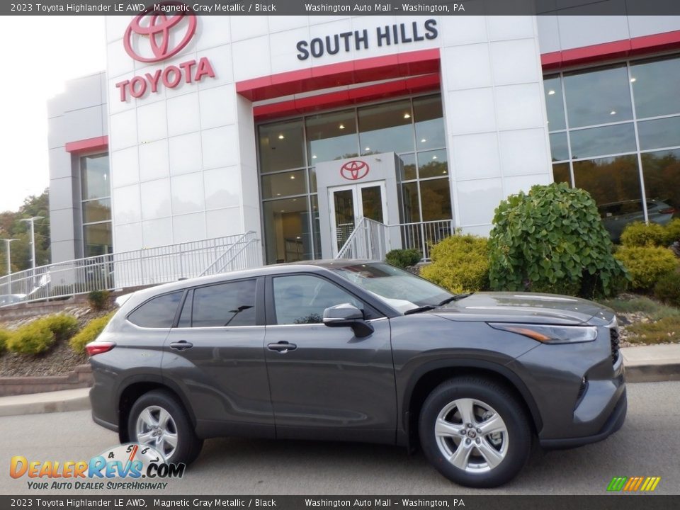 2023 Toyota Highlander LE AWD Magnetic Gray Metallic / Black Photo #2