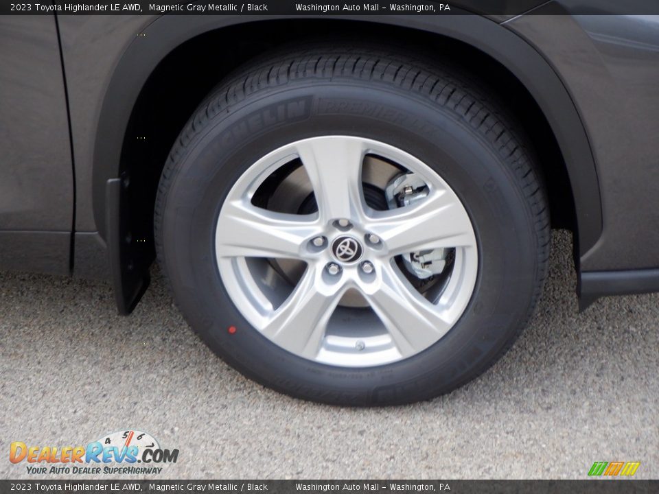 2023 Toyota Highlander LE AWD Magnetic Gray Metallic / Black Photo #3