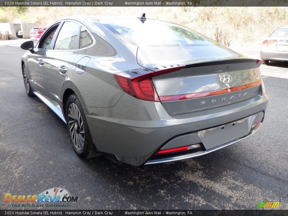 2020 Hyundai Sonata SEL Hybrid Hampton Gray / Dark Gray Photo #5