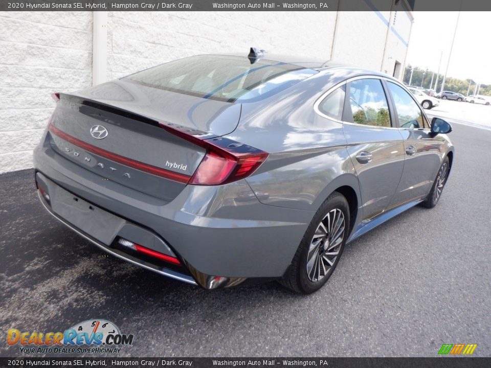 2020 Hyundai Sonata SEL Hybrid Hampton Gray / Dark Gray Photo #8