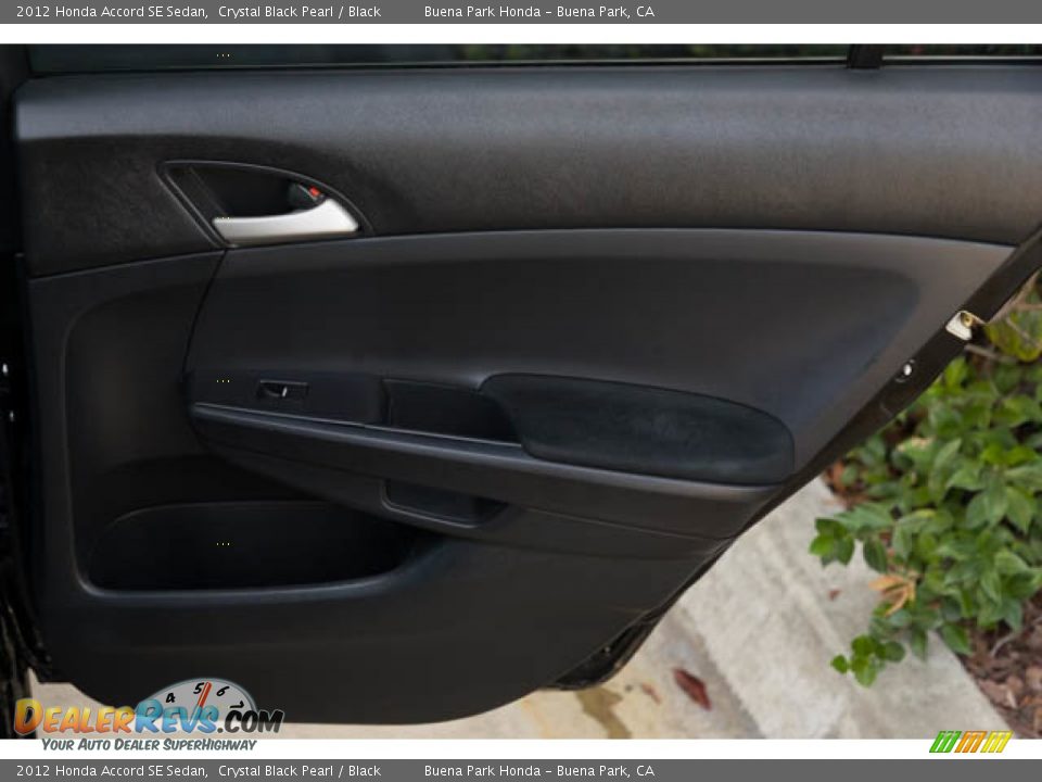 2012 Honda Accord SE Sedan Crystal Black Pearl / Black Photo #29