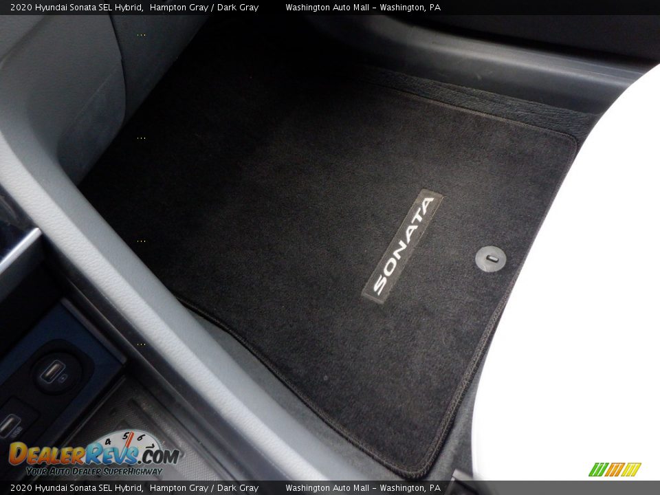 2020 Hyundai Sonata SEL Hybrid Hampton Gray / Dark Gray Photo #17