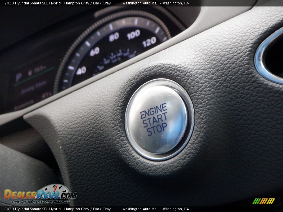 2020 Hyundai Sonata SEL Hybrid Hampton Gray / Dark Gray Photo #19