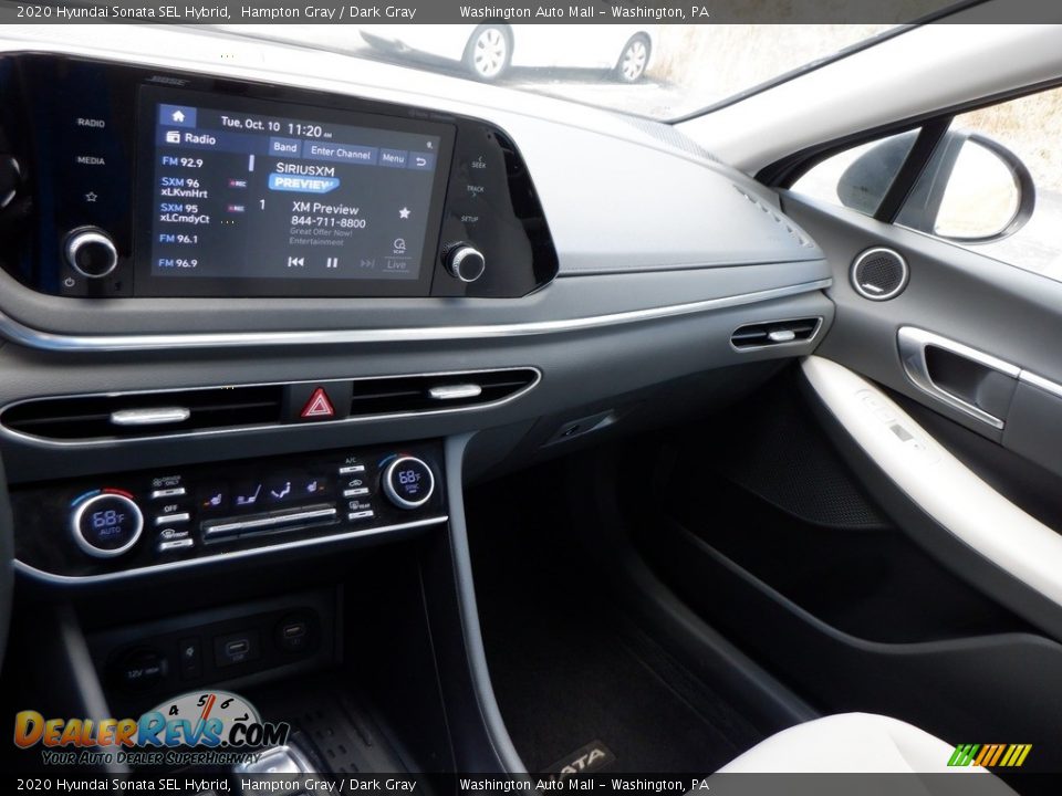 2020 Hyundai Sonata SEL Hybrid Hampton Gray / Dark Gray Photo #20