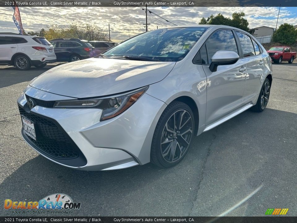 Classic Silver Metallic 2021 Toyota Corolla LE Photo #3