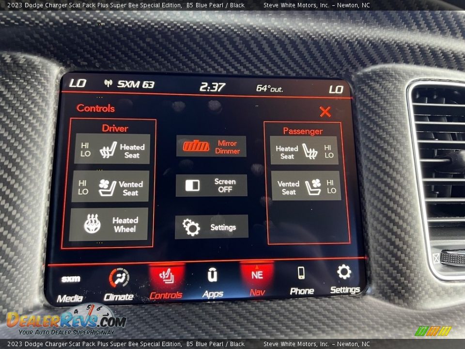 Controls of 2023 Dodge Charger Scat Pack Plus Super Bee Special Edition Photo #29