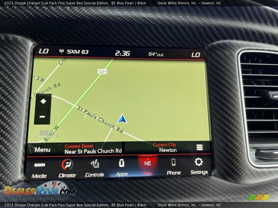 Navigation of 2023 Dodge Charger Scat Pack Plus Super Bee Special Edition Photo #30
