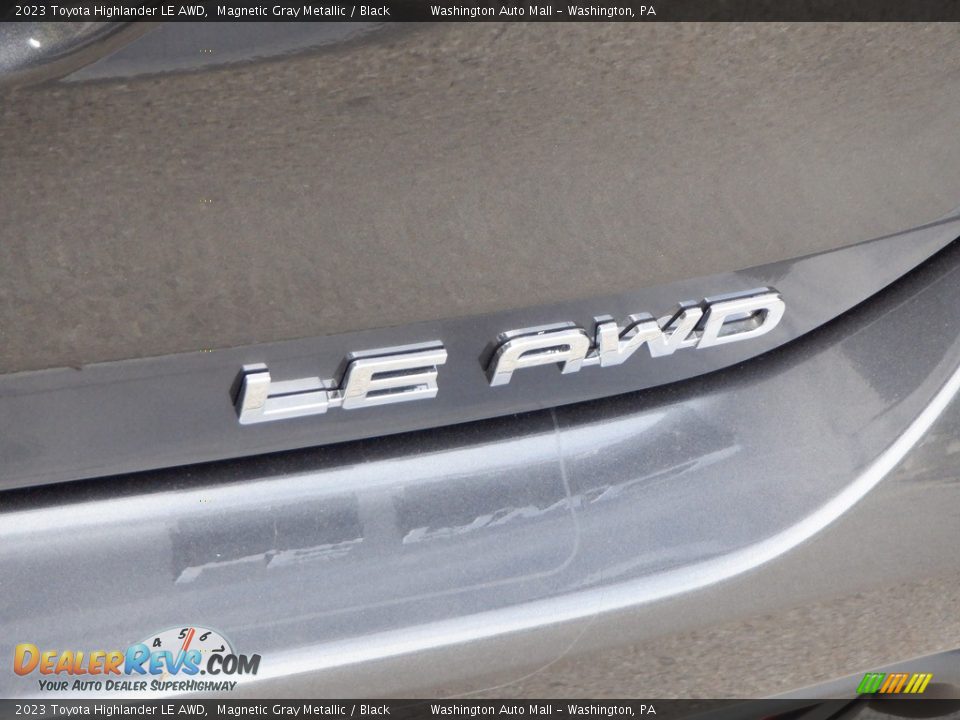 2023 Toyota Highlander LE AWD Magnetic Gray Metallic / Black Photo #7