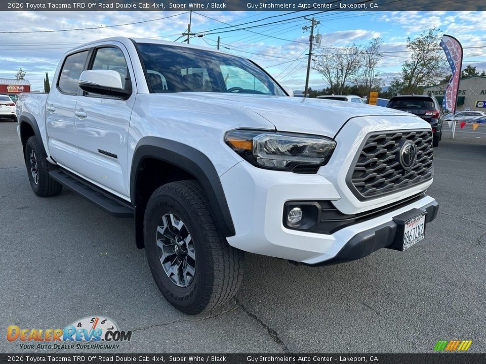 2020 Toyota Tacoma TRD Off Road Double Cab 4x4 Super White / Black Photo #1