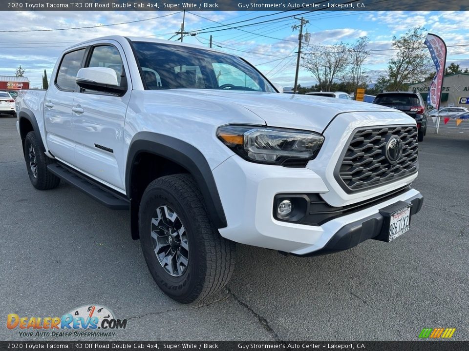 2020 Toyota Tacoma TRD Off Road Double Cab 4x4 Super White / Black Photo #1