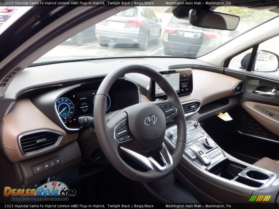 Dashboard of 2023 Hyundai Santa Fe Hybrid Limited AWD Plug-In Hybrid Photo #8