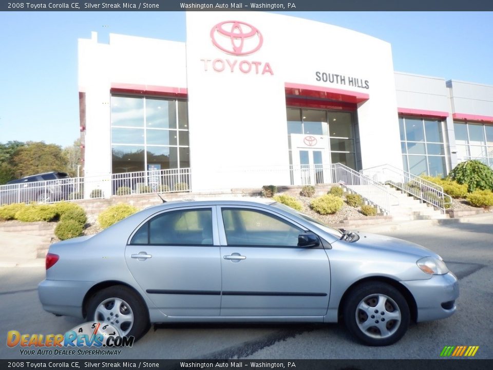 2008 Toyota Corolla CE Silver Streak Mica / Stone Photo #2