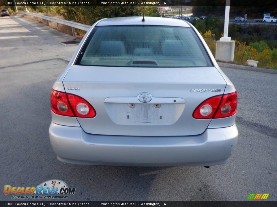 2008 Toyota Corolla CE Silver Streak Mica / Stone Photo #8