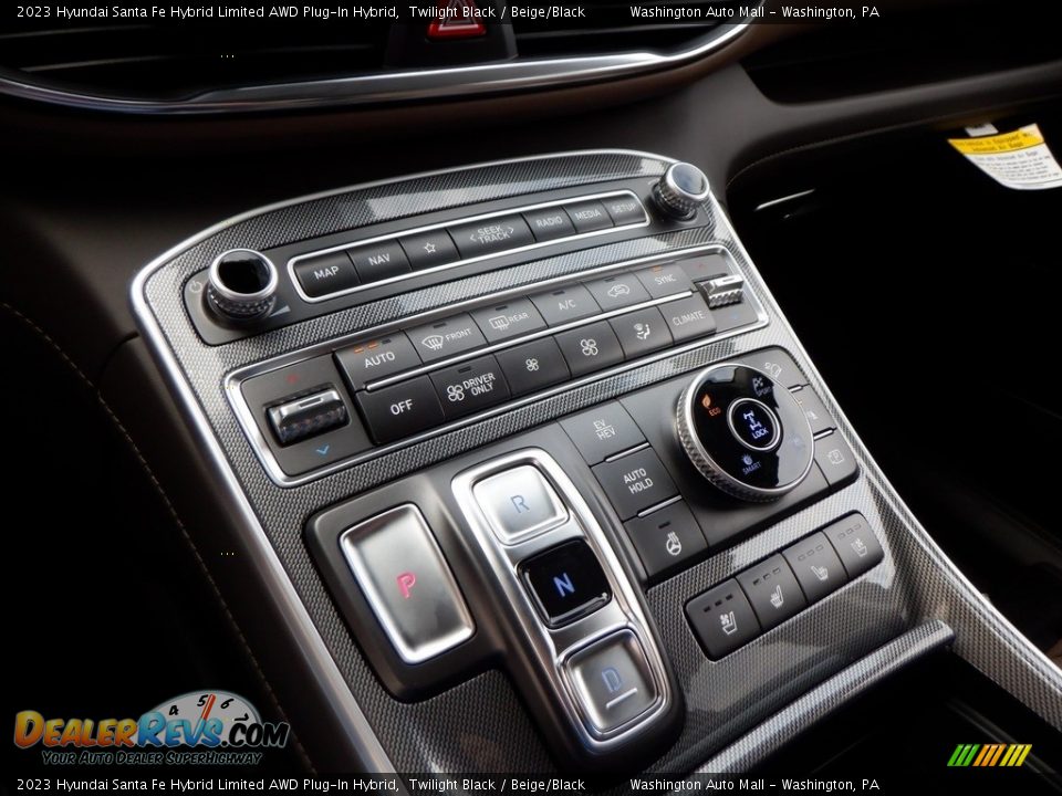 2023 Hyundai Santa Fe Hybrid Limited AWD Plug-In Hybrid Shifter Photo #15