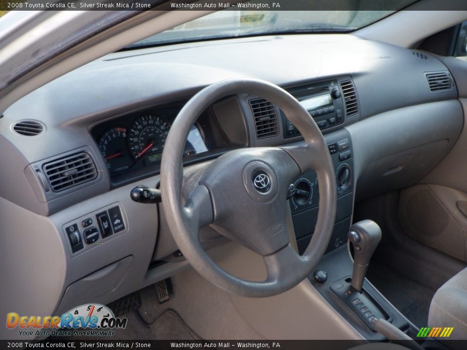 2008 Toyota Corolla CE Silver Streak Mica / Stone Photo #10