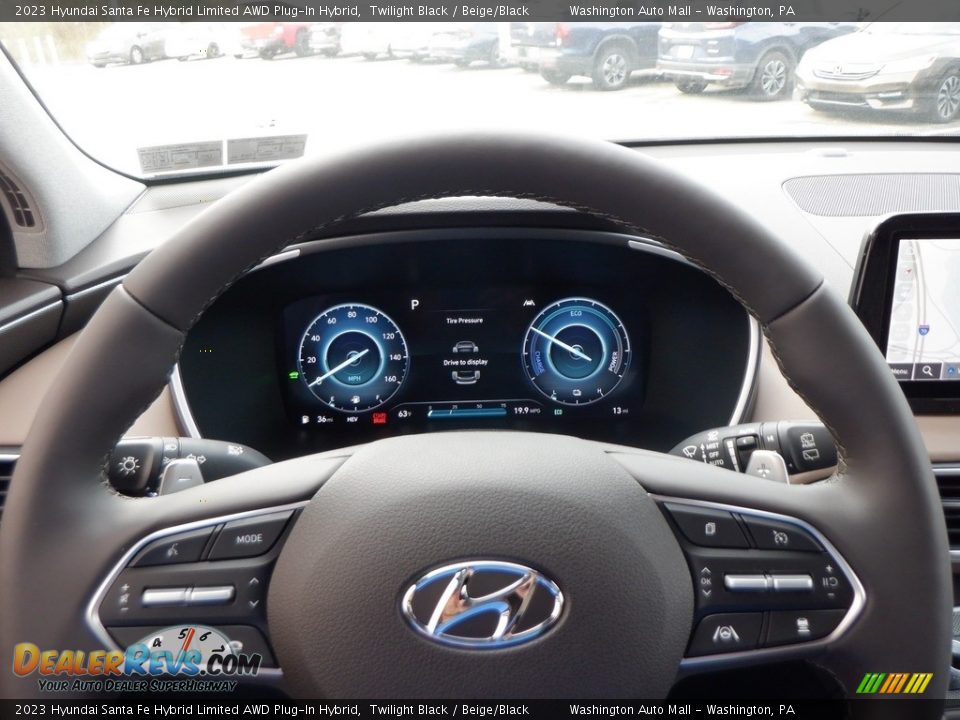 2023 Hyundai Santa Fe Hybrid Limited AWD Plug-In Hybrid Steering Wheel Photo #21