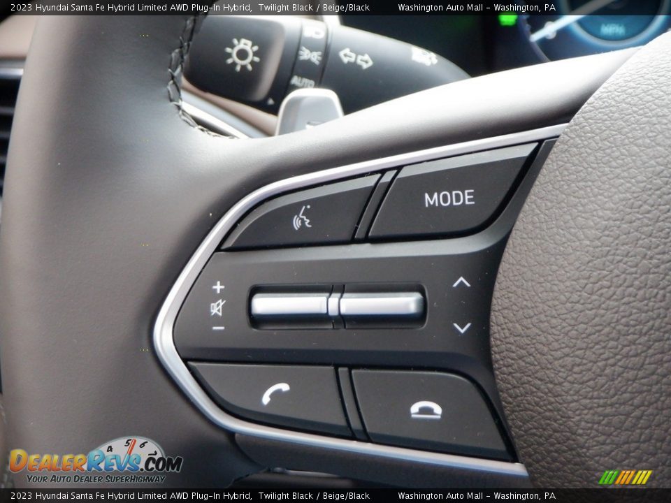 2023 Hyundai Santa Fe Hybrid Limited AWD Plug-In Hybrid Steering Wheel Photo #22