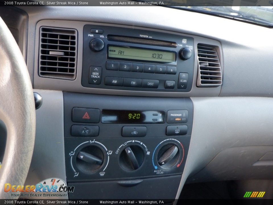 2008 Toyota Corolla CE Silver Streak Mica / Stone Photo #16