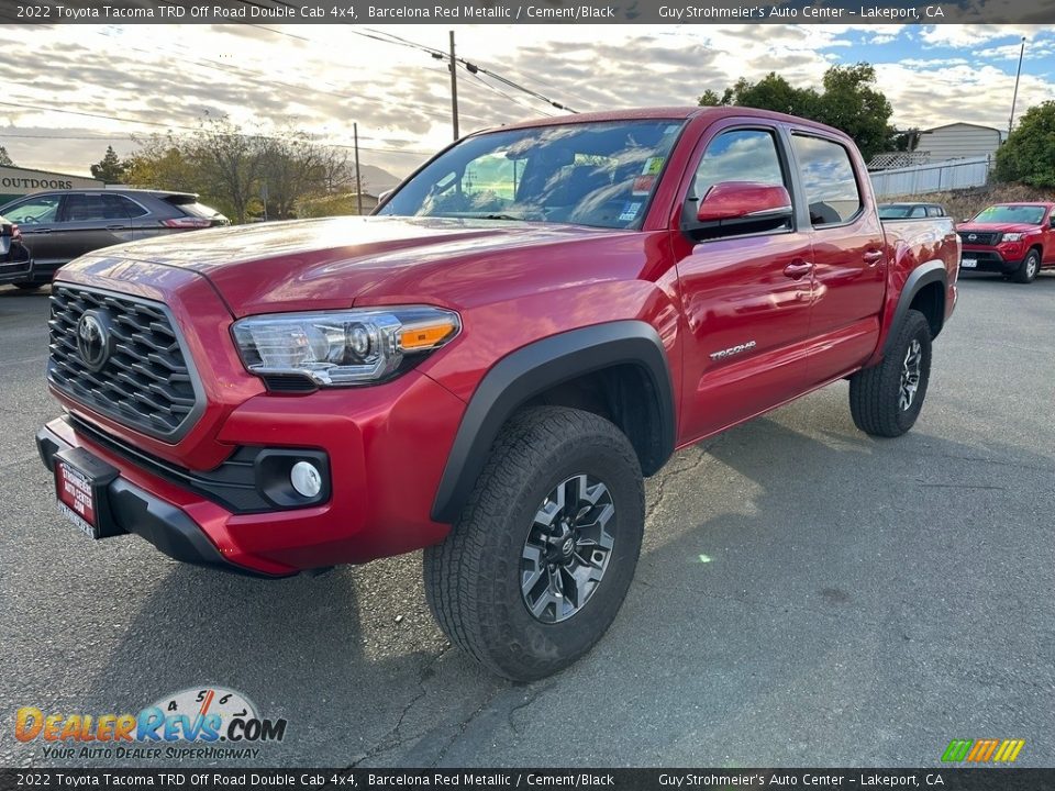 Barcelona Red Metallic 2022 Toyota Tacoma TRD Off Road Double Cab 4x4 Photo #3
