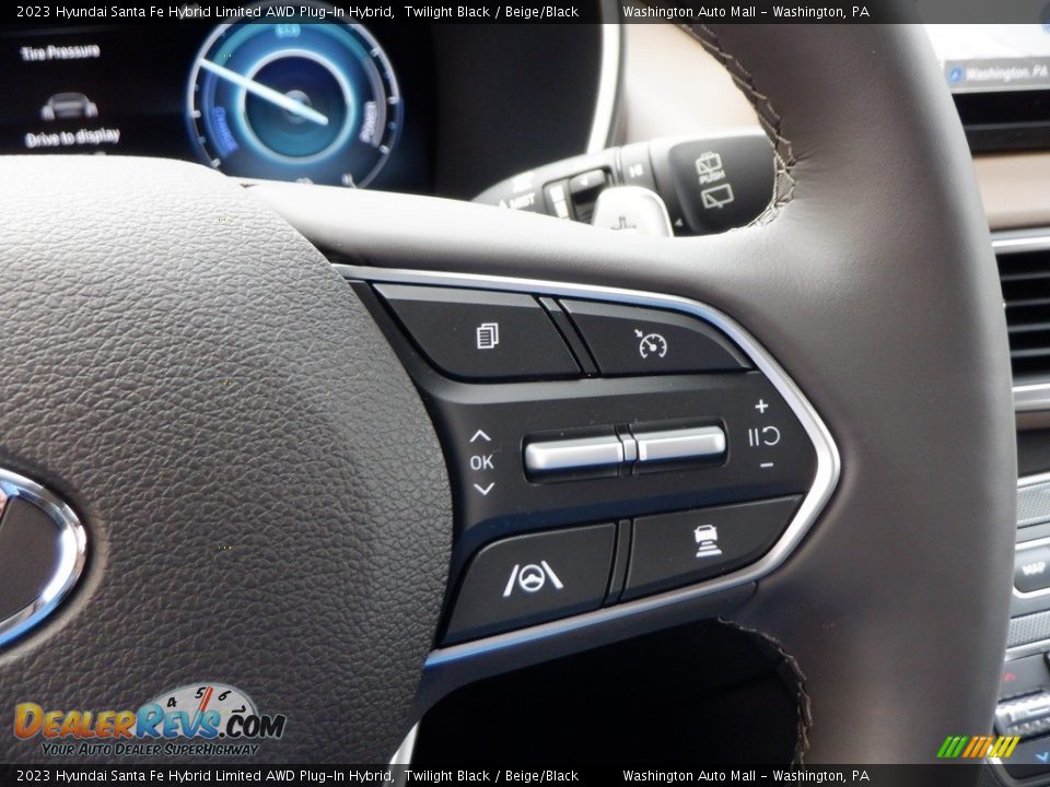 2023 Hyundai Santa Fe Hybrid Limited AWD Plug-In Hybrid Steering Wheel Photo #23