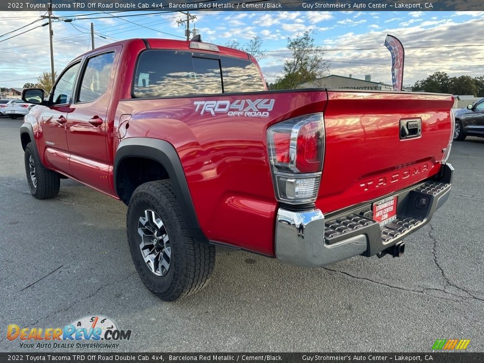 Barcelona Red Metallic 2022 Toyota Tacoma TRD Off Road Double Cab 4x4 Photo #4