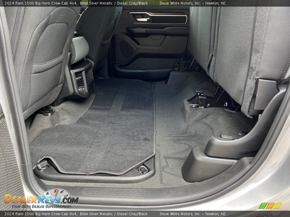 Rear Seat of 2024 Ram 1500 Big Horn Crew Cab 4x4 Photo #16