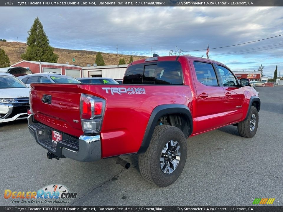 Barcelona Red Metallic 2022 Toyota Tacoma TRD Off Road Double Cab 4x4 Photo #6