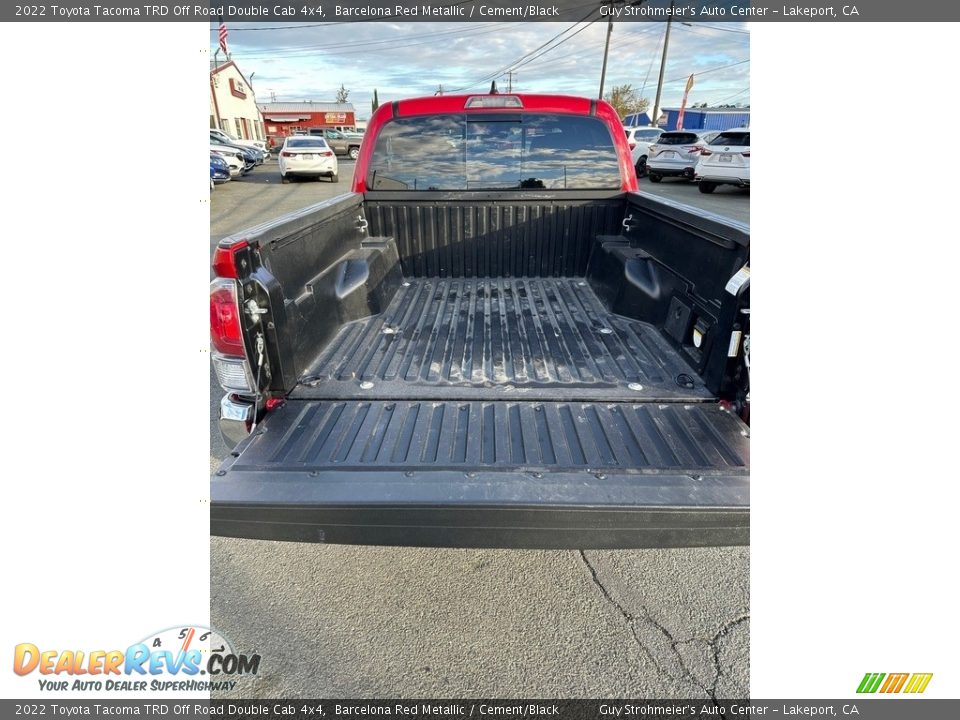 2022 Toyota Tacoma TRD Off Road Double Cab 4x4 Barcelona Red Metallic / Cement/Black Photo #7