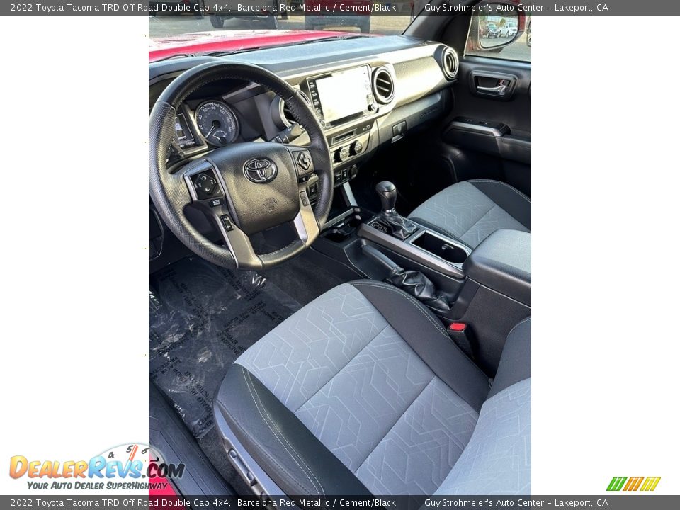 Front Seat of 2022 Toyota Tacoma TRD Off Road Double Cab 4x4 Photo #11