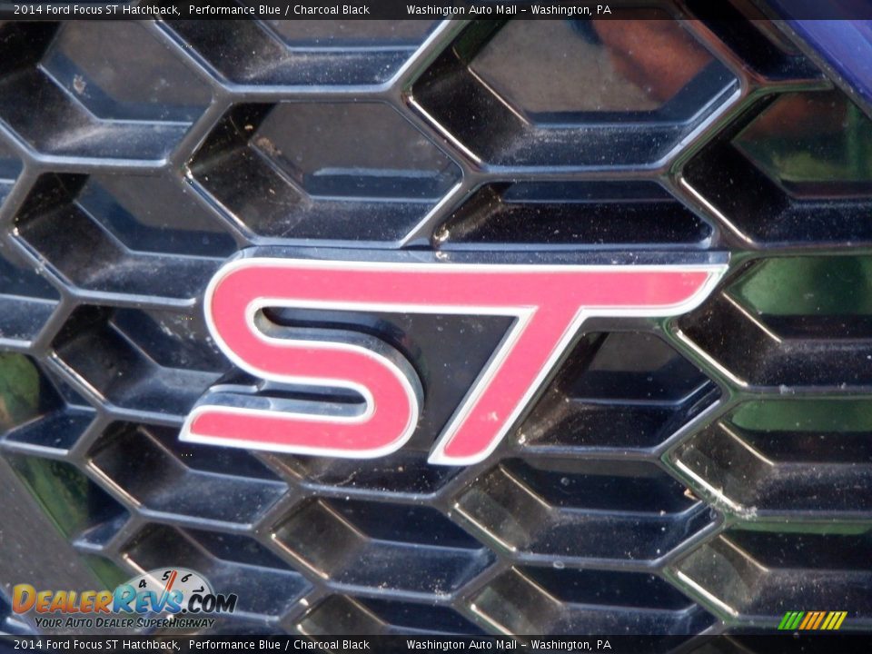 2014 Ford Focus ST Hatchback Performance Blue / Charcoal Black Photo #4