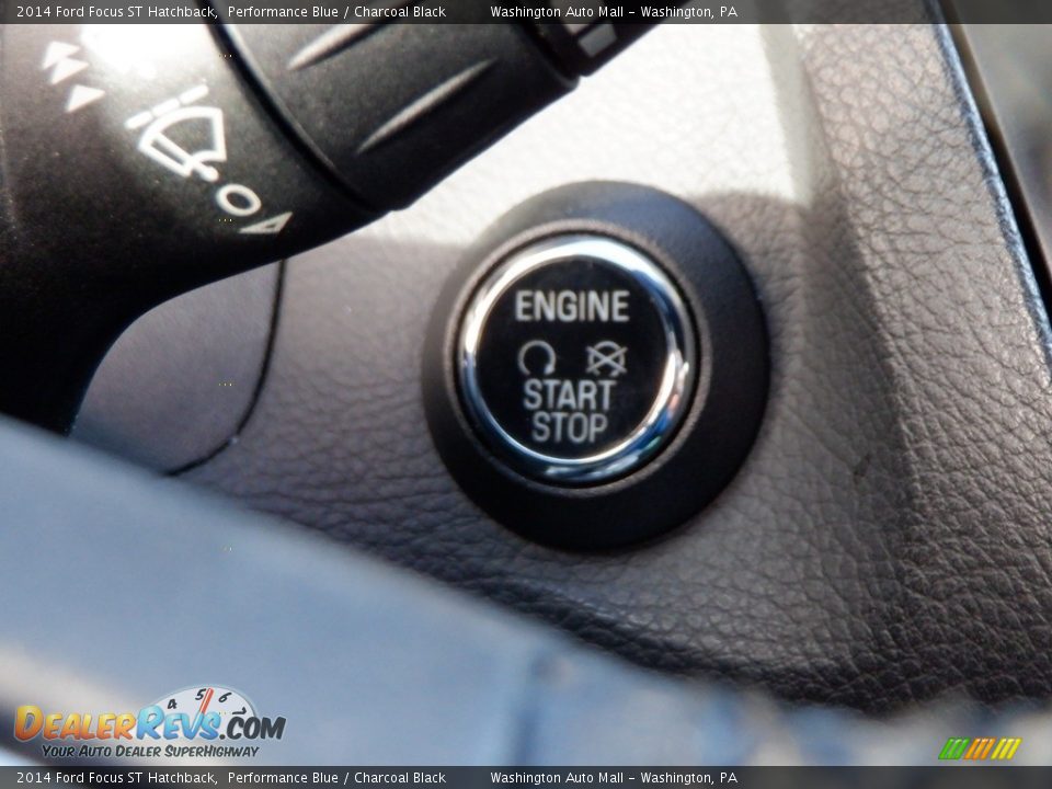 2014 Ford Focus ST Hatchback Performance Blue / Charcoal Black Photo #15