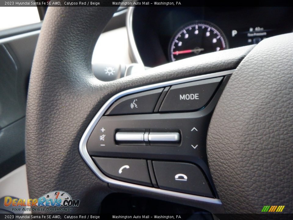 2023 Hyundai Santa Fe SE AWD Steering Wheel Photo #16