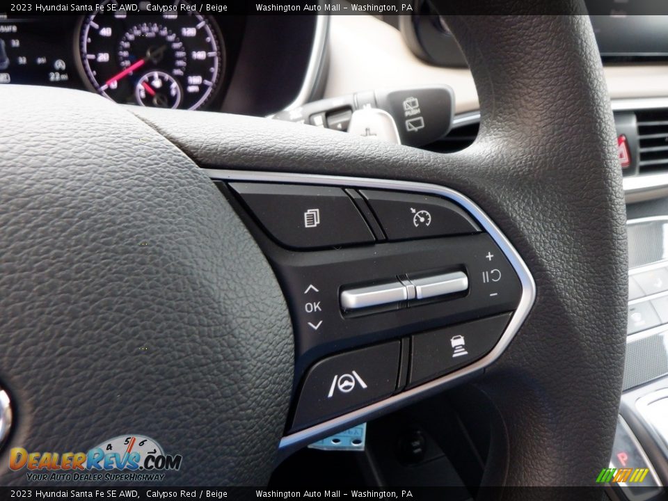 2023 Hyundai Santa Fe SE AWD Steering Wheel Photo #17