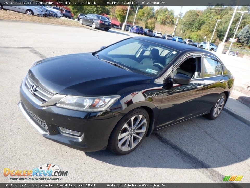 2013 Honda Accord Sport Sedan Crystal Black Pearl / Black Photo #4