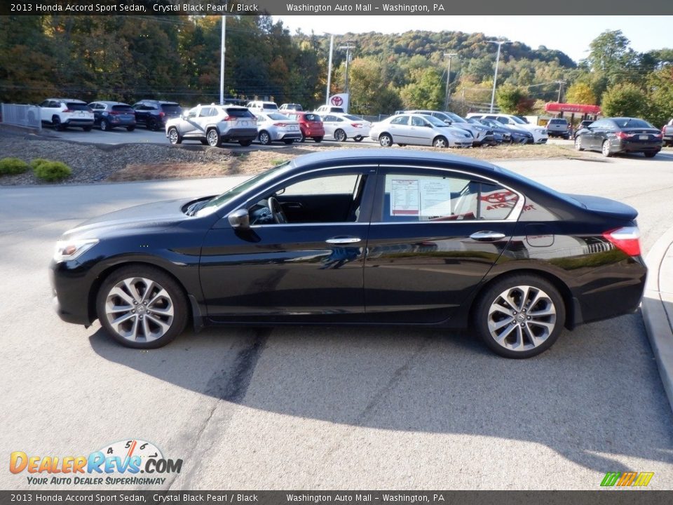 2013 Honda Accord Sport Sedan Crystal Black Pearl / Black Photo #5