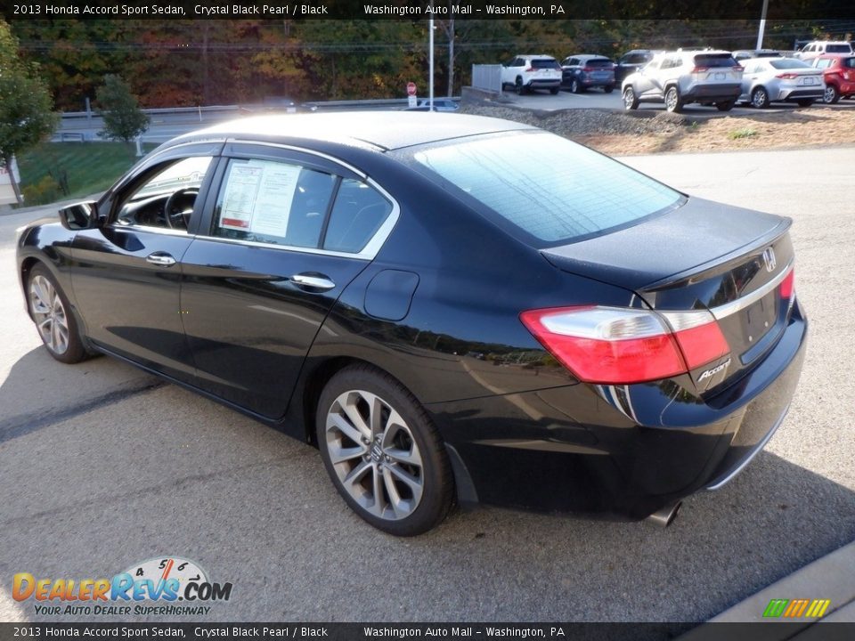 2013 Honda Accord Sport Sedan Crystal Black Pearl / Black Photo #6