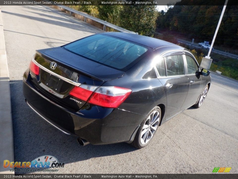 2013 Honda Accord Sport Sedan Crystal Black Pearl / Black Photo #8