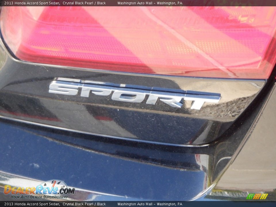 2013 Honda Accord Sport Sedan Crystal Black Pearl / Black Photo #9