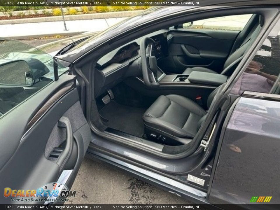 Black Interior - 2022 Tesla Model S AWD Photo #2