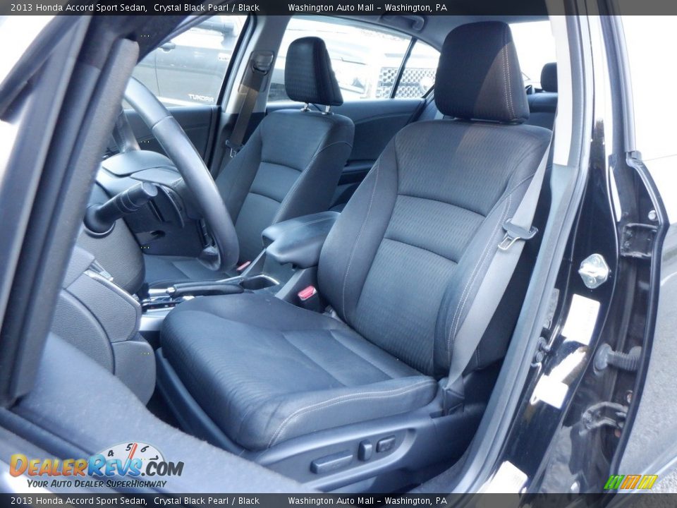 2013 Honda Accord Sport Sedan Crystal Black Pearl / Black Photo #12