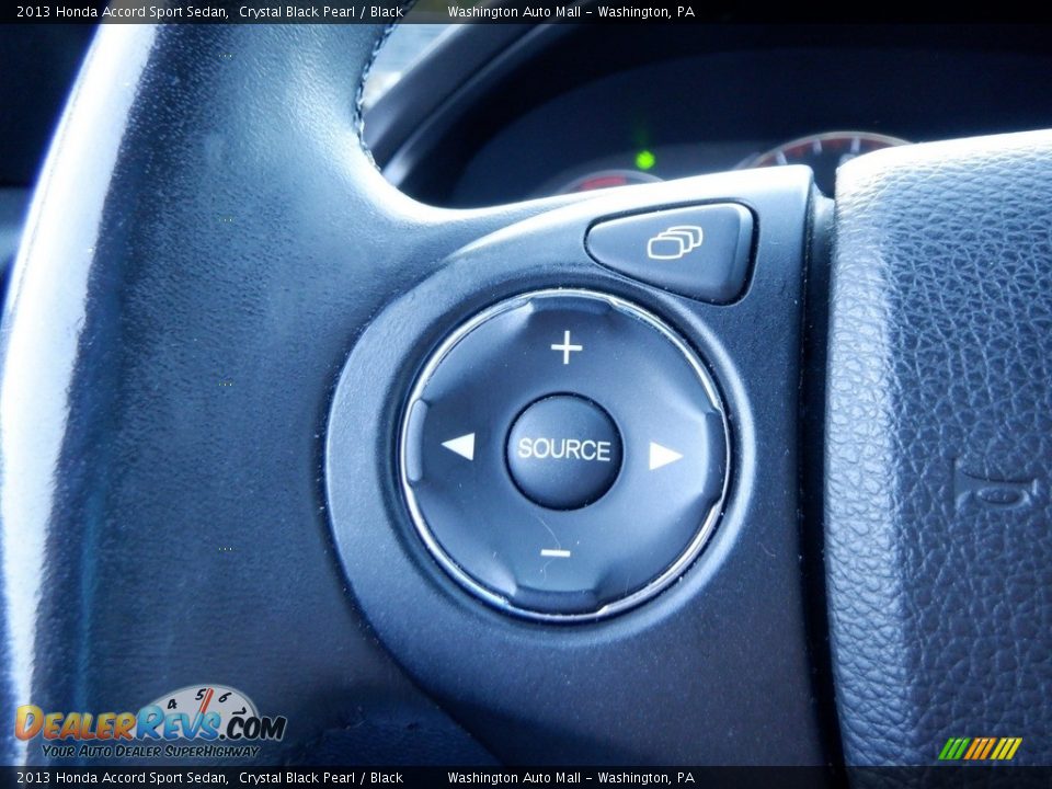 2013 Honda Accord Sport Sedan Crystal Black Pearl / Black Photo #20