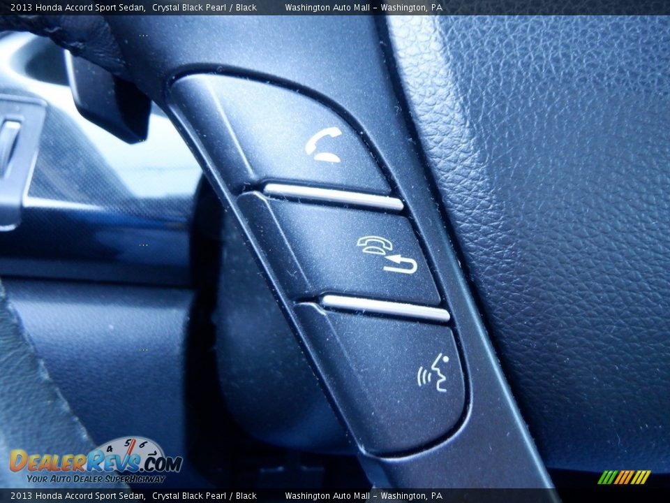2013 Honda Accord Sport Sedan Crystal Black Pearl / Black Photo #22