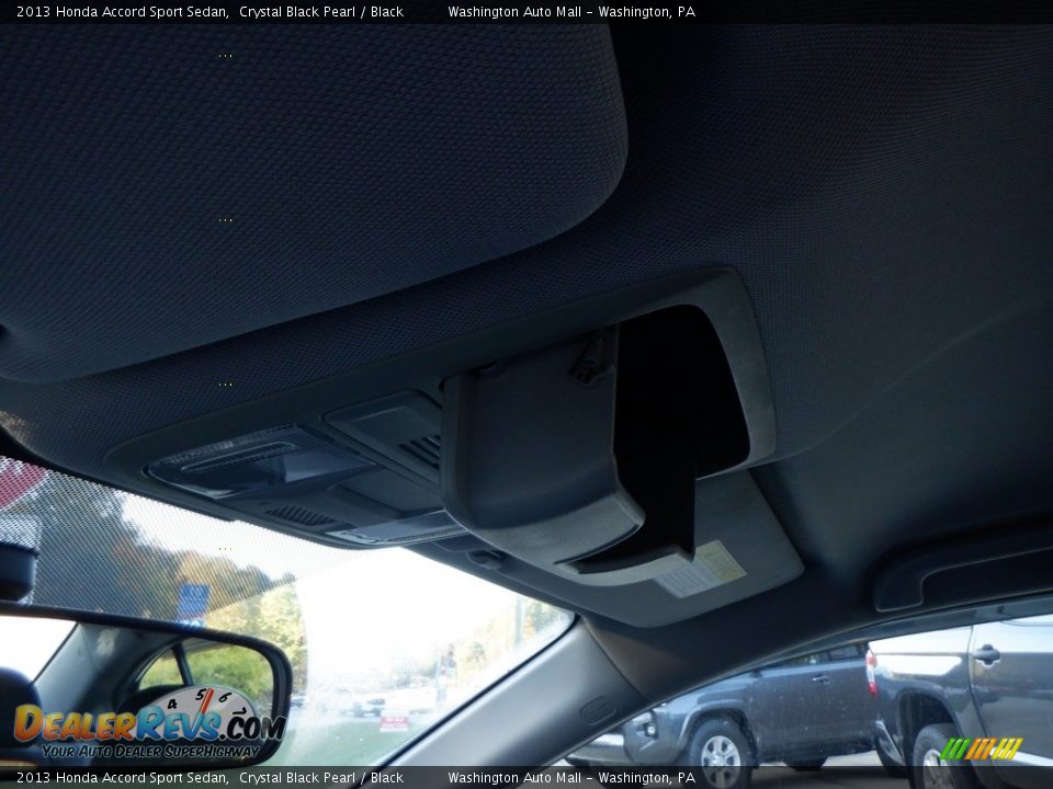 2013 Honda Accord Sport Sedan Crystal Black Pearl / Black Photo #24