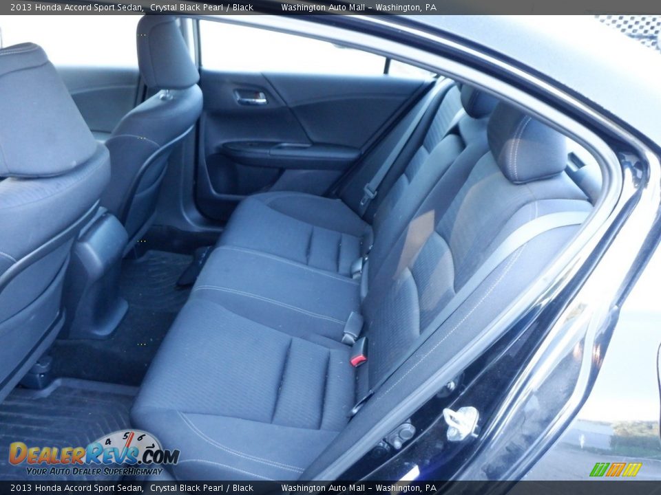2013 Honda Accord Sport Sedan Crystal Black Pearl / Black Photo #25