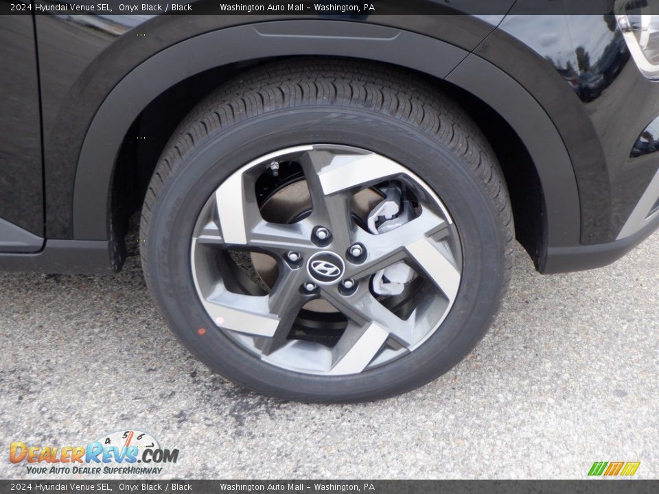 2024 Hyundai Venue SEL Onyx Black / Black Photo #4